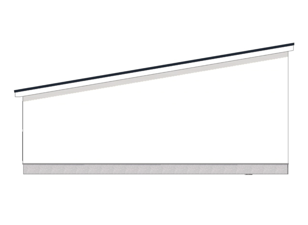 立面プラン-東側と西側